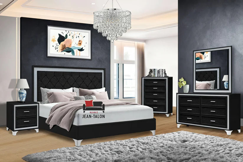 Luxury Black Full Apartment Furniture Kit
