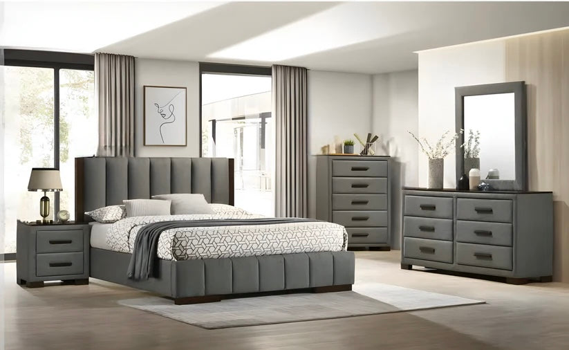 Luxury Gray Full Apartment Furniture Kit